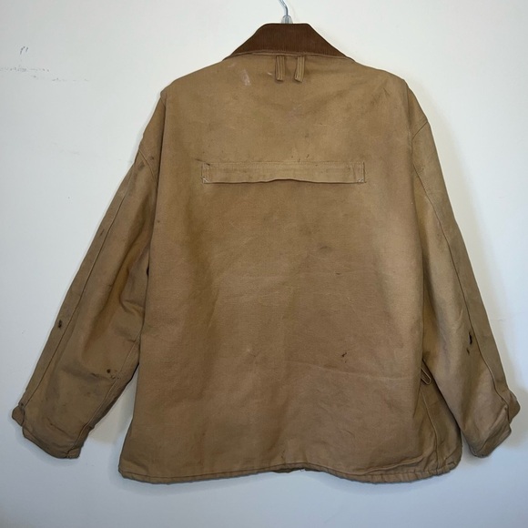 Vintage 1989 100 Years CARHARTT Blanket Lined
Chore Coat Jacket Size XXXL - Picture 2 of 12